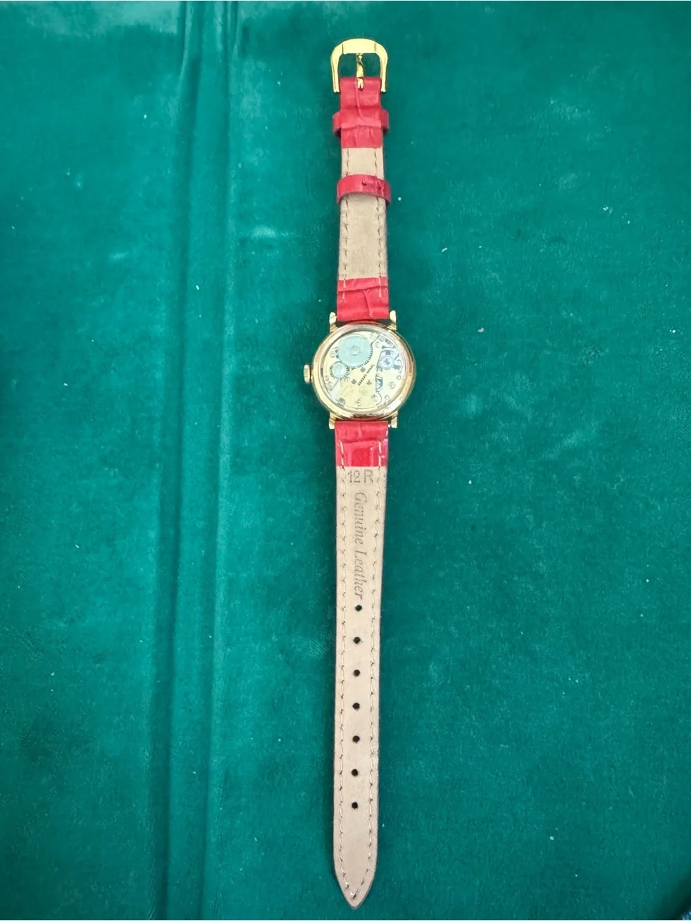 Borel Kaleidoscope Dial Watch with Gold Case